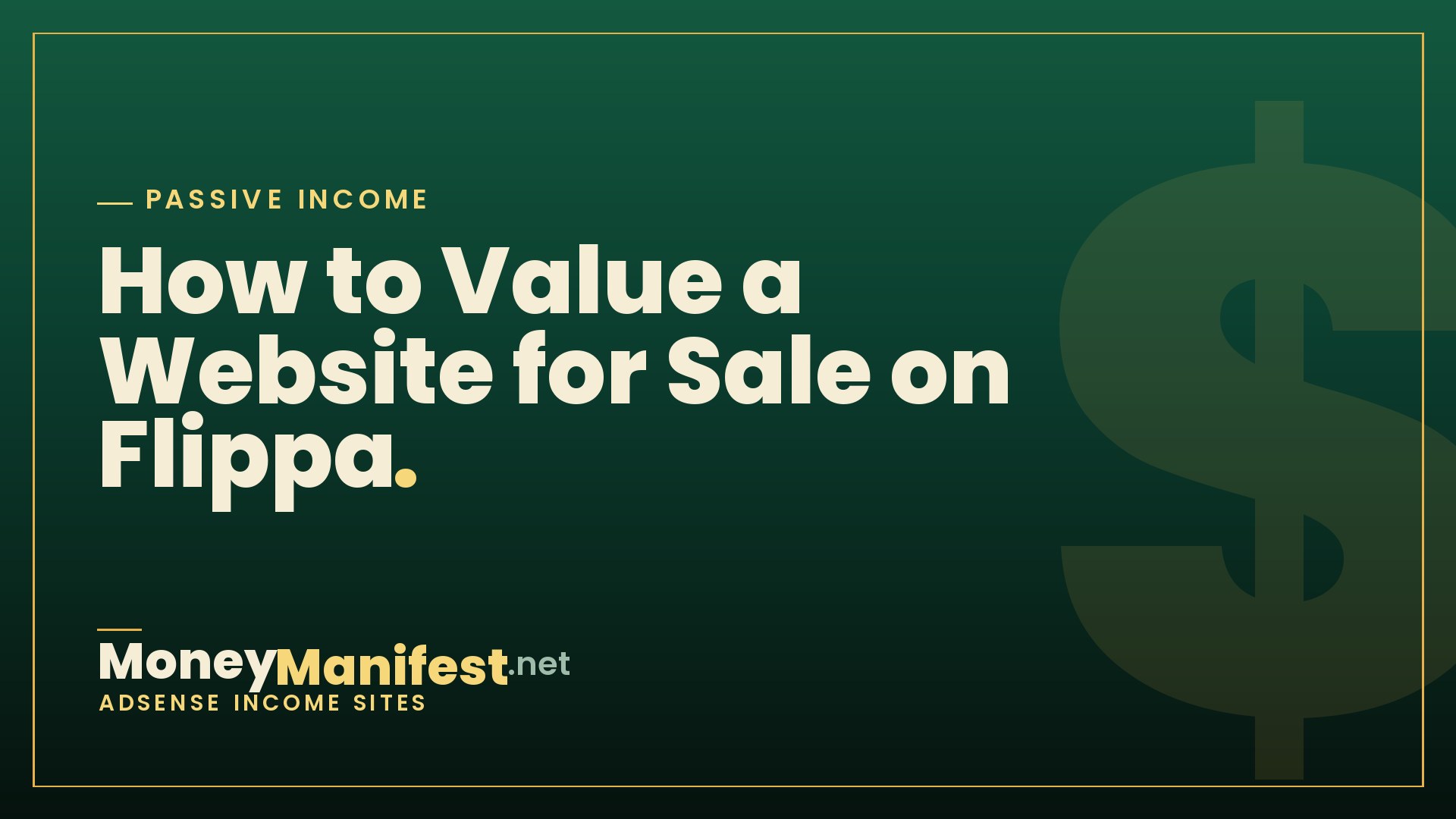 How to Value a Website for Sale on Flippa